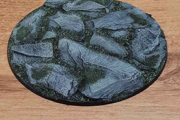 Het maken van een 120mm Leisteen Base ovaal