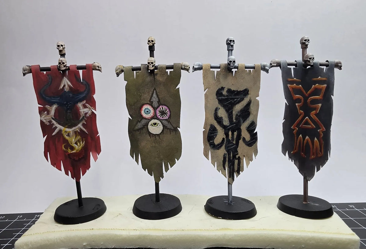 Metalen Banners homemade