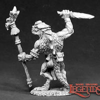 Lizardman Shaman Metal 02392