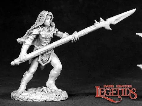 Vernicia Half-Elf Barbarian 02460 (metal)