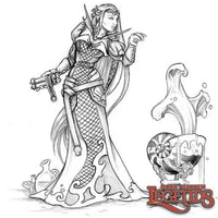 Arilyn Water Sorceress 02563 (metal)