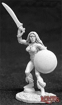 Ashanna, Female Barbarian 02687 (metal)