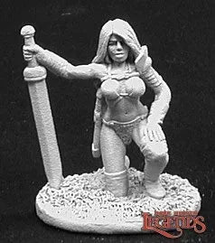 Dena, Female Barbarian 02759 (metal)