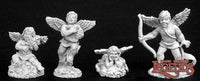 Cupid and Cherubs (4) 02787 (metal)