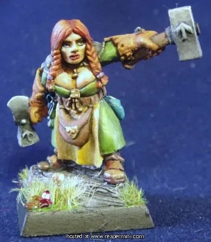 Magda Mintsilver, Female Dwarf 02978 (metal)
