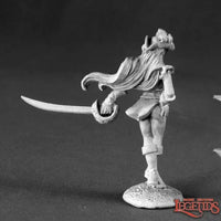 Lauren Silversail, Female Elf Pirate 03482 (metal)