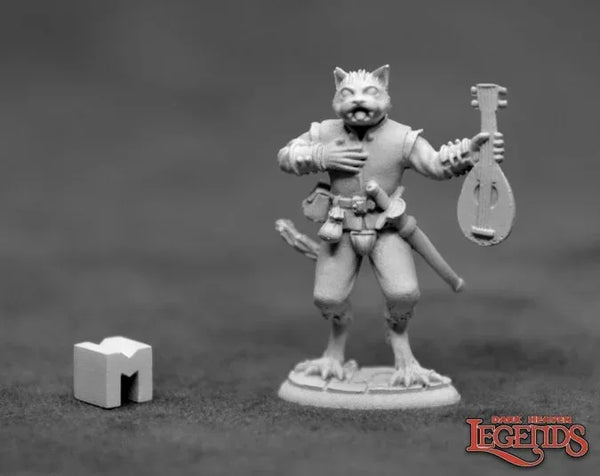 Trilladour, Catfolk Bard 03924 (metal)