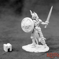Alena Frostblade, Female Barbarian 03931 (metal)