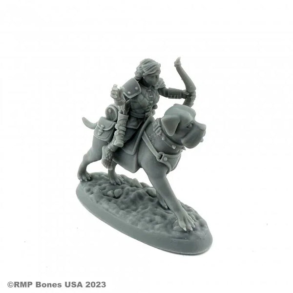 Female Halfling Dog Rider 07115
