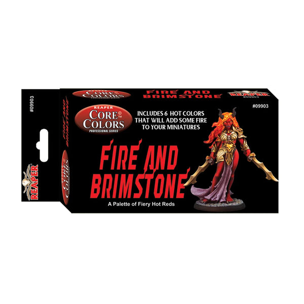 Reaper Fast Palette: Fire and Brimstone: Fiery Reds 09903