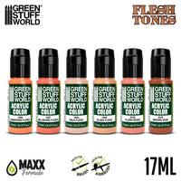 Green Stuff World paint set flesh tones