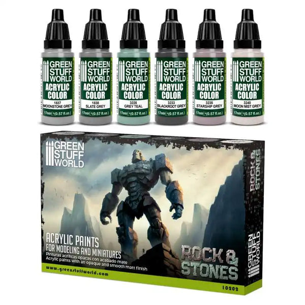 GSW Paint Set - Rock & Stone 10202