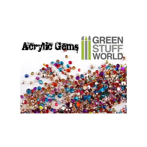 Mikro-Acryl-Edelsteine ​​– 1 mm bis 2,5 mm 1033