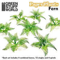 Paper Plants - Lasercut Paper Plants Fern 10363