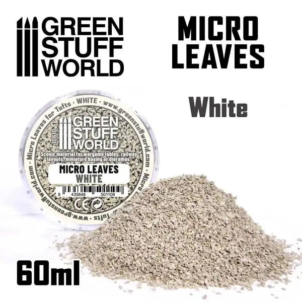 Blätter Mini / Mikro Blätter Weiß Mischung 10610