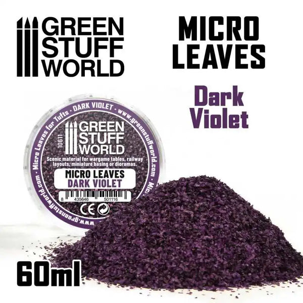 Bladeren Mini / Micro Leaves Dark Violet Mix 10611