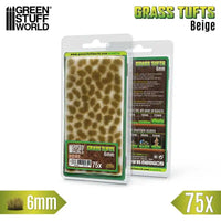 Grasbüschel - 6 mm selbstklebend - BEIGE 10671