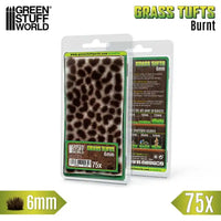 Grass TUFTS - 6mm self-adhesive - BURNT 10675