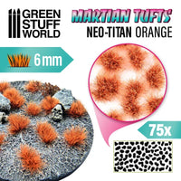 Martian Fluor Tufts 6mm - NEO-TITAN ORANGE 10680