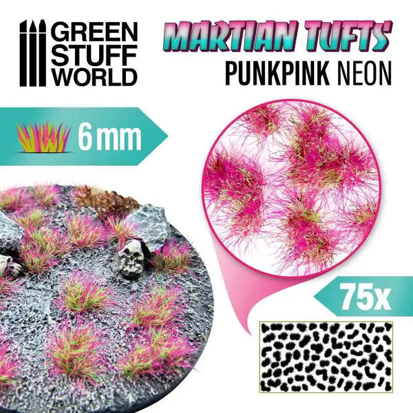 Martian Fluor Tufts - PUNKPINK NEON 10681
