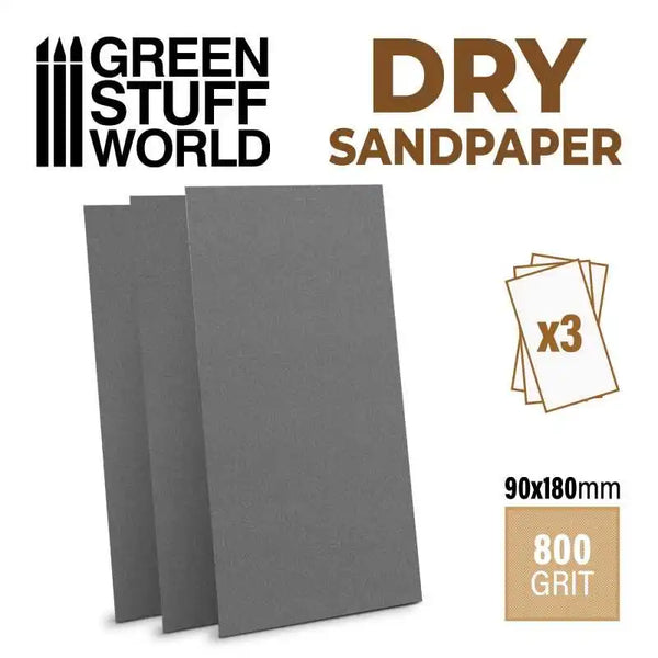 SandPaper 180x90mm - DRY 800 grit 10699