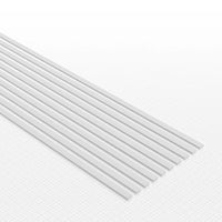 Green Stuff World uPVC Plasticard - Thin 0.50mm x 2mm 10834