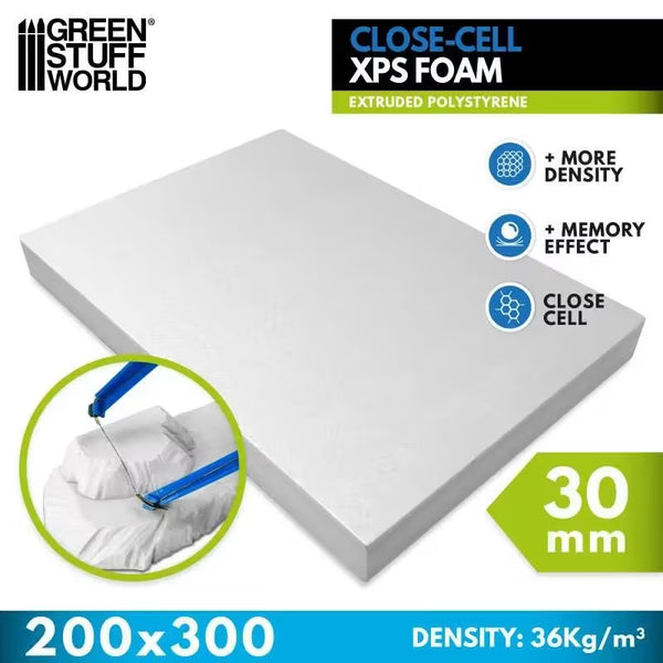 Closed cell XPS foam 30mm 200x300 10983