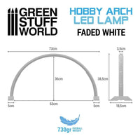 Arch Hobby LED Lamp Faded White 11061
