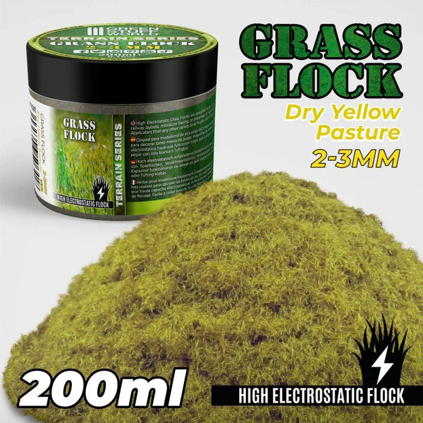 Static Grass 2-3mm DRY YELLOW PASTURE 200 ml 11141