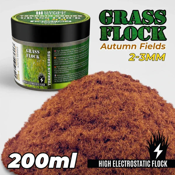 Static Grass Flock 2-3mm - AUTUMN FIELDS - 200 ml 11142