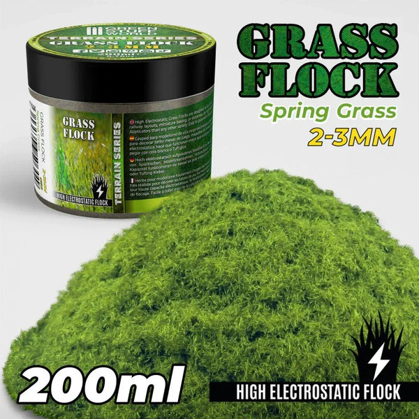 Static Grass Flock 2-3mm - SPRING GRASS - 200 ml 11144