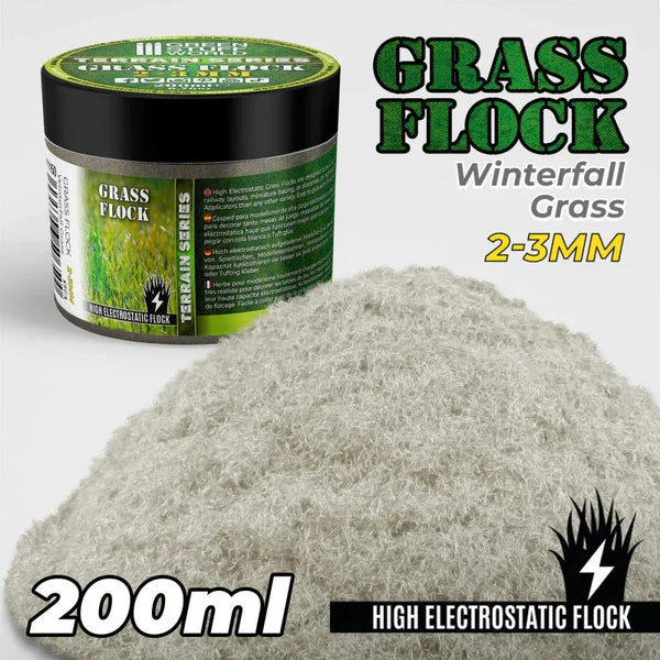 Static Grass Flock 2-3mm - WINTERFALL GRASS - 200 ml 11150