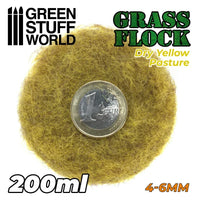 Static Grass 4-6mm DRY YELLOW PASTURE 200 ml 11154