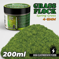 Static Grass Flock 4-6mm - SPRING GRASS - 200 ml 11157