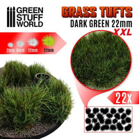 Grass TUFTS XXL 22mm self-adhesive Donker Groen 11448