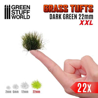Grass TUFTS XXL 22mm self-adhesive Donker Groen 11448