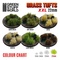Grass TUFTS XXL  22mm self-adhesive BEIGE 11450