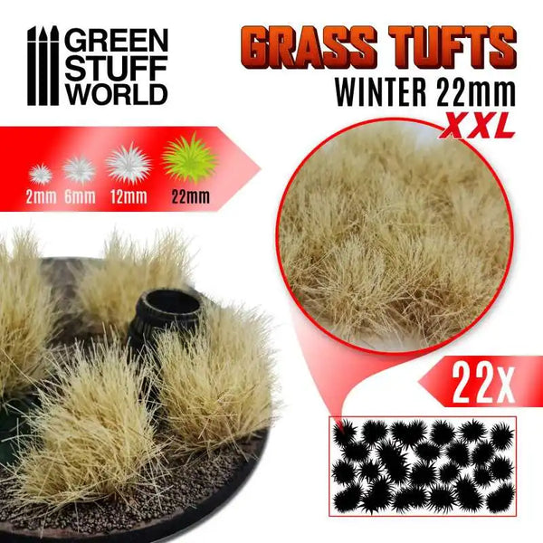 Grass TUFTS XXL 22mm self-adhesive Winter 11451