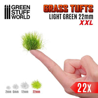 Grass TUFTS XXL 22mm self-adhesive Licht Groen 11452