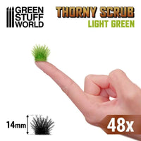 Thorny Spiky Scrubs - LIGHT GREEN 11499