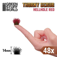 Dornige, stachelige Strumpfhosen - HELLHOLE RED 11505