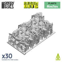 3D printed set - Monstera Plant 11611