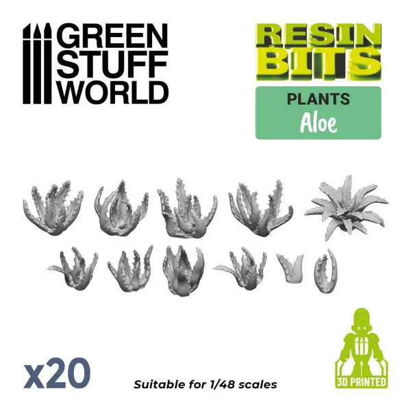 20x Aloe Vera - 3D-gedrucktes Set 11613