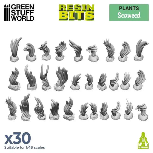 Seaweeds 30x - 3D printed set 11627