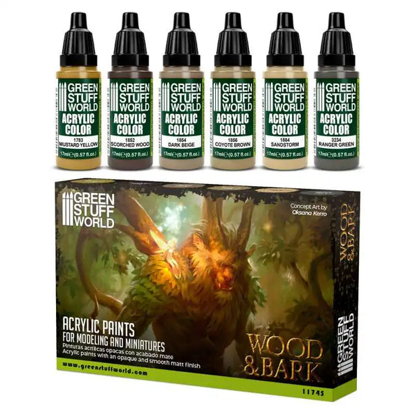 GSW Paint Set - WOOD n BARK 11745