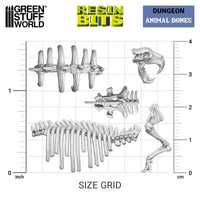 3D printed set - Animal Bones 1:48 12242