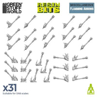 3D printed set - Flamming Arrows 12243