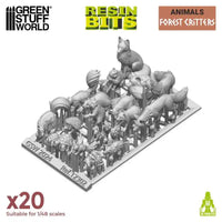 3D printed set - Forest Animals 12302