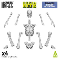 3D printed set - Human Skeletons 1:35 12304