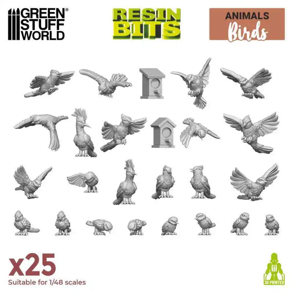 3D printed set - Wild birds 12305